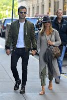 Jennifer Aniston holding hands with Justin Theroux  