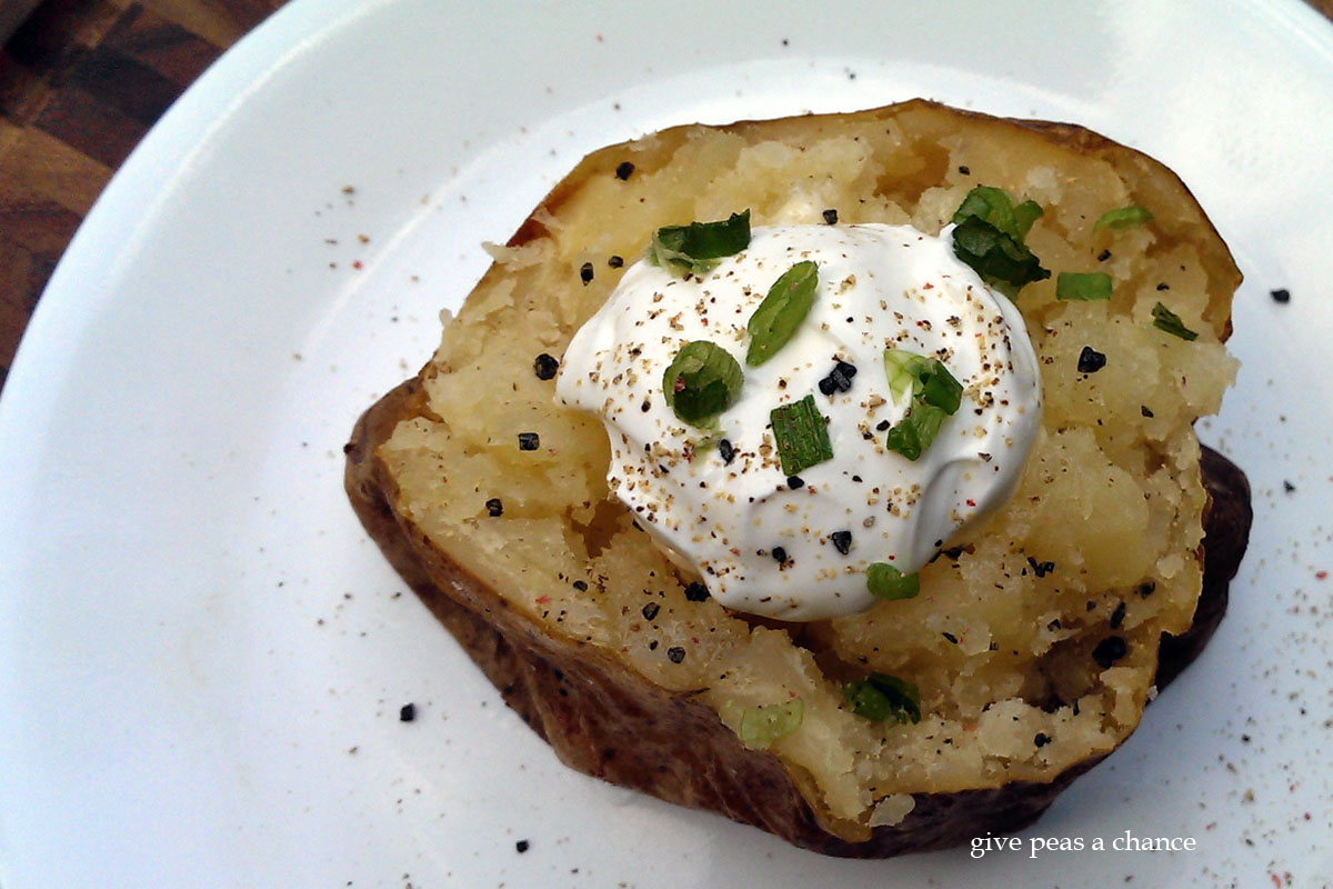 Give Peas a Chance Best Baked Potatoes Ever