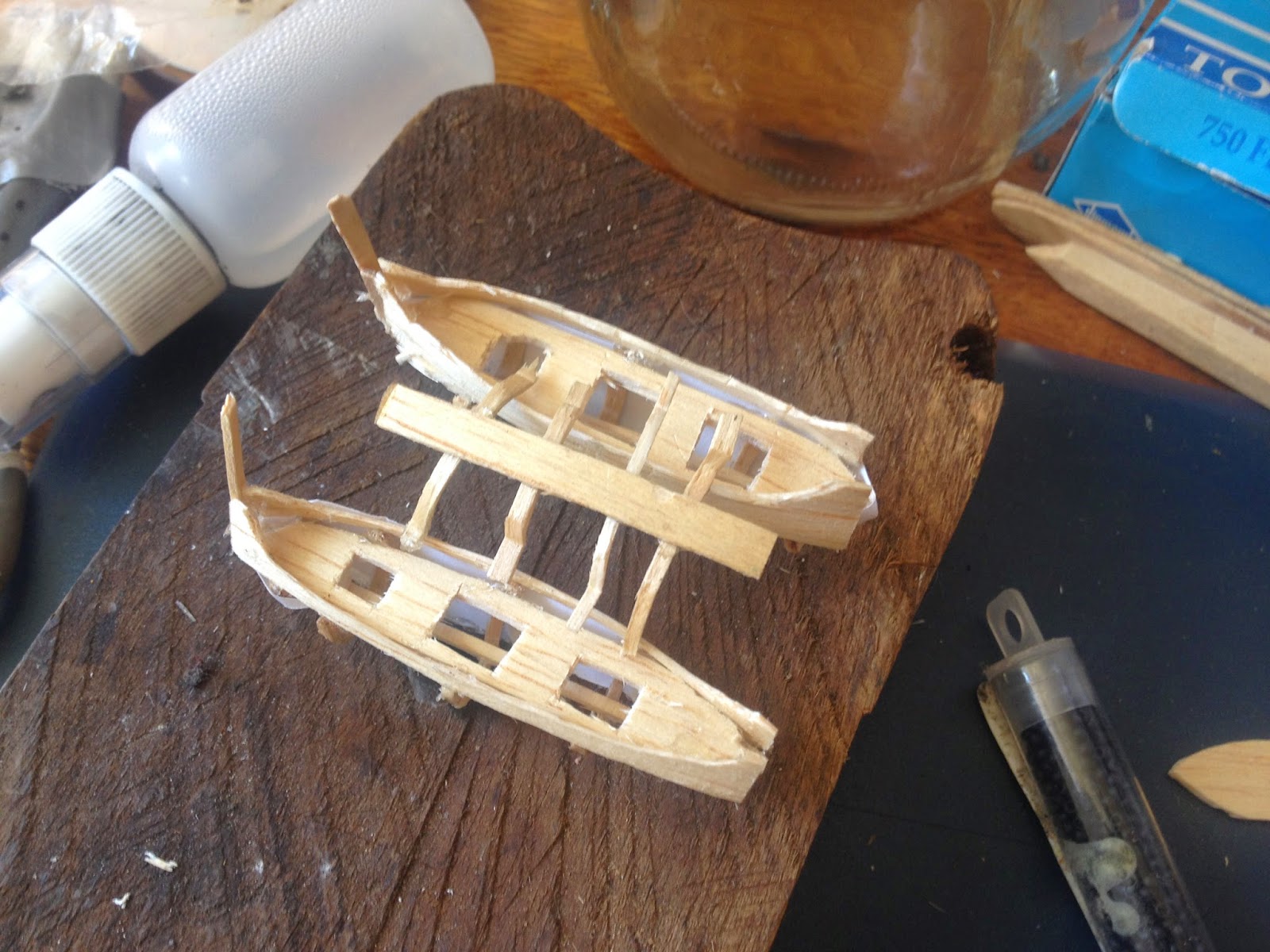 Fishmarketstudios Making ships in bottles