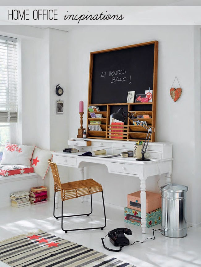 Home office ispirazioni Home Shabby Home Arredamento, interior, craft