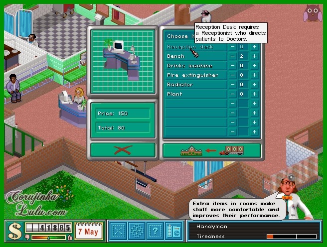 Theme Hospital #02 - Jogos Antigos - Um hospital muito louco! 