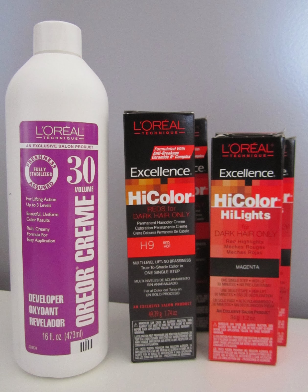 L'Oreal Excellent HiColor - Red Hot.