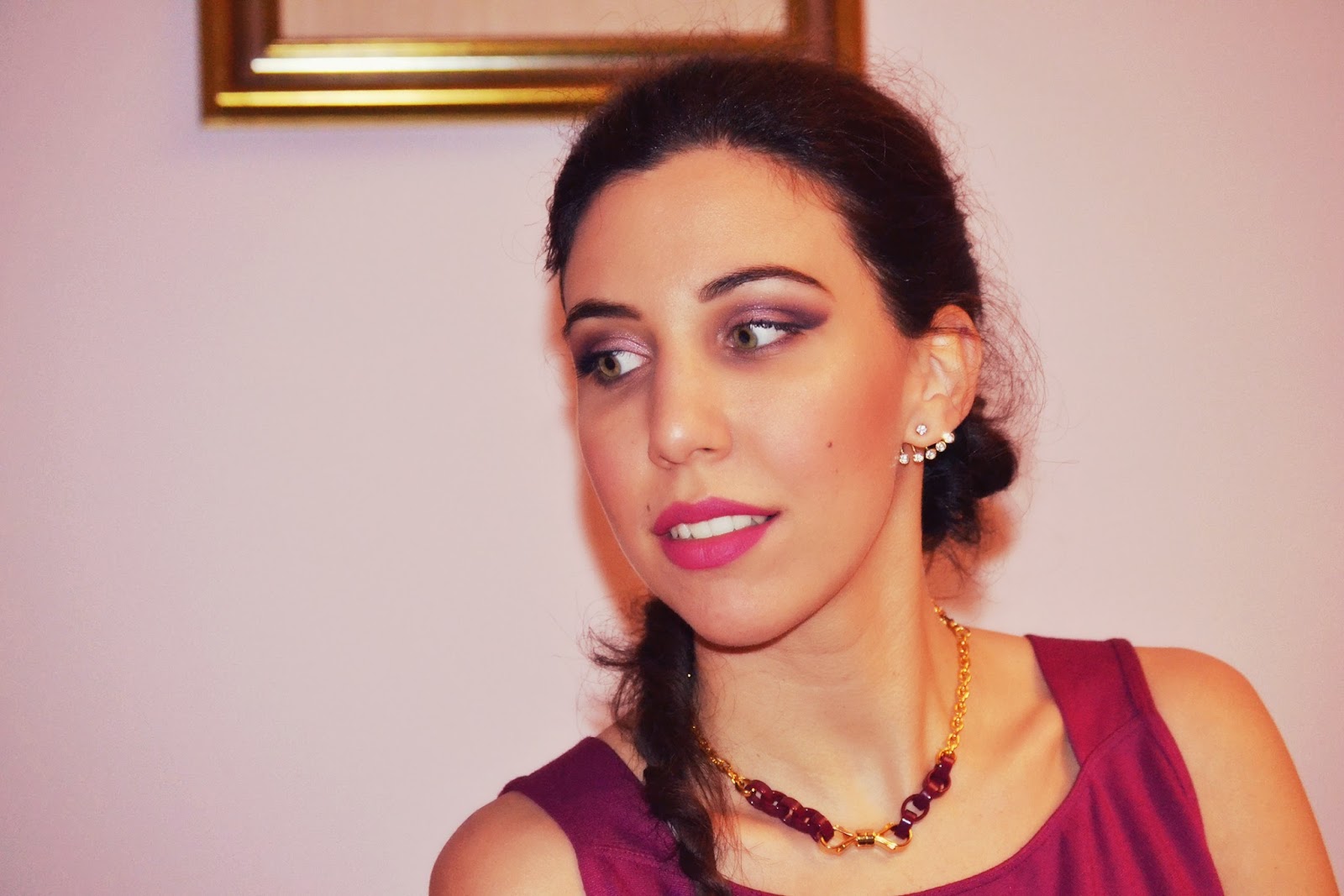 collana viola calamita