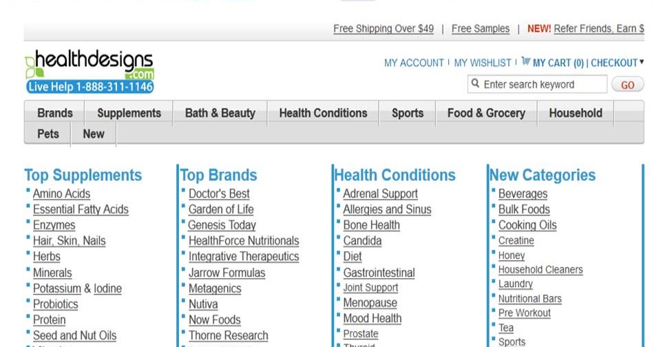 discount health supplements