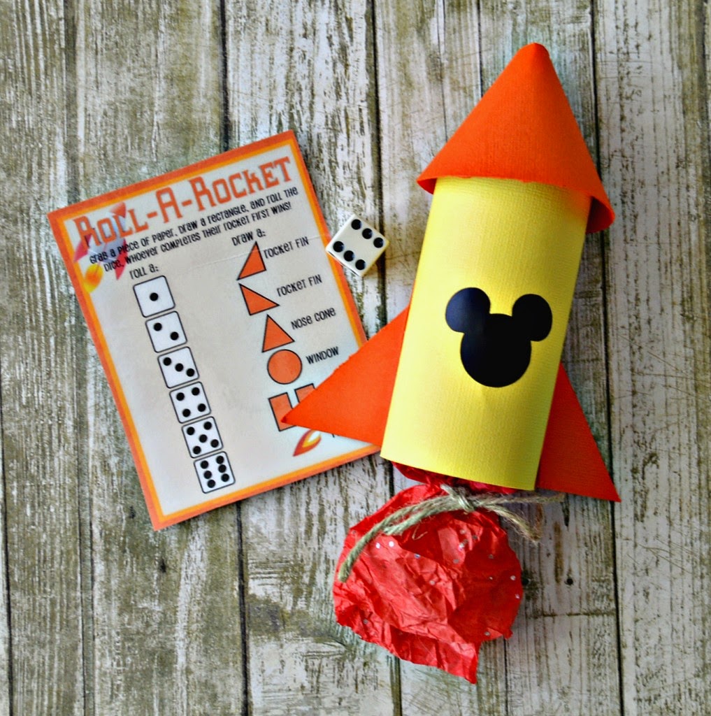 Make a rocketship from a toilet paper roll Munchkins and Mayhem