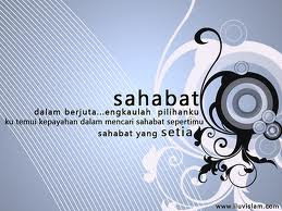 Sahabat selamanya...