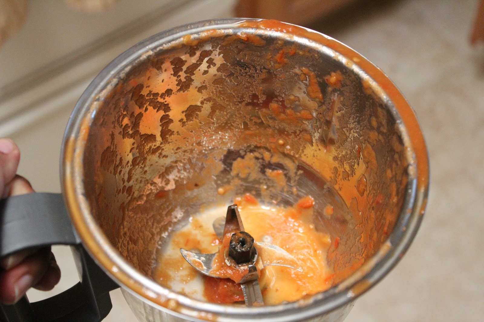 Preety's Kitchen How To Clean Your Food Processor/Blender In 20 Seconds