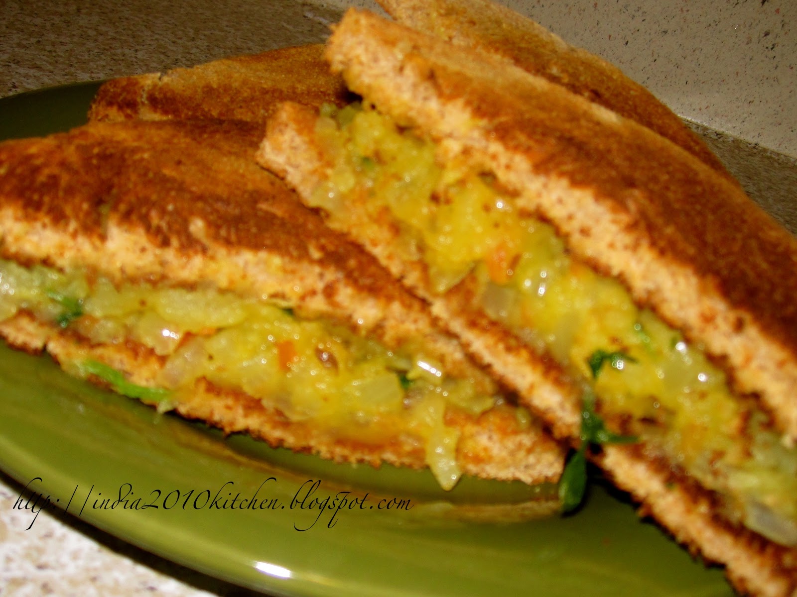 INDU'S KITCHEN ALOO SANDWICH
