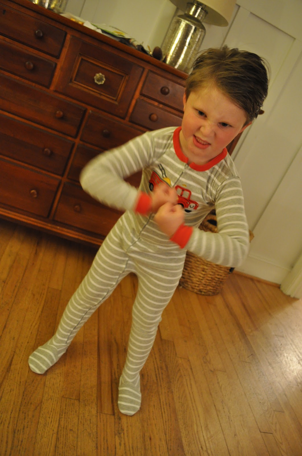 You, Me & The Kid Footie Pajamas