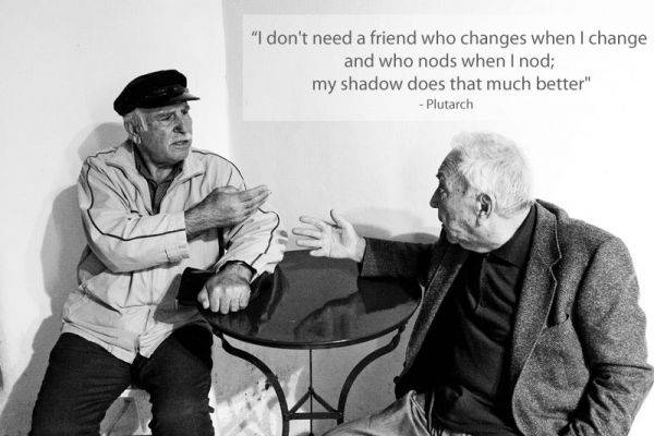 Plutarch Very cool compilation of quotes on friendship overlaid onto pictures. So many beautiful words about friendship were said. It is always interesting to know, what was friendship for such people like Muhammad Ali, Bob Marley, Oscar Wilde or Friedrich Nietzsche.