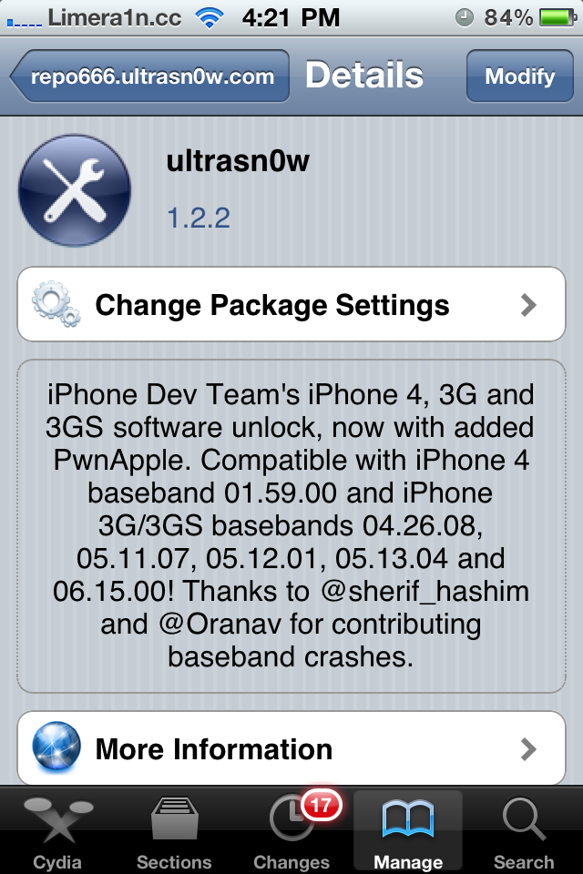 Unlock 4.3.2 iPhone 4 3GS