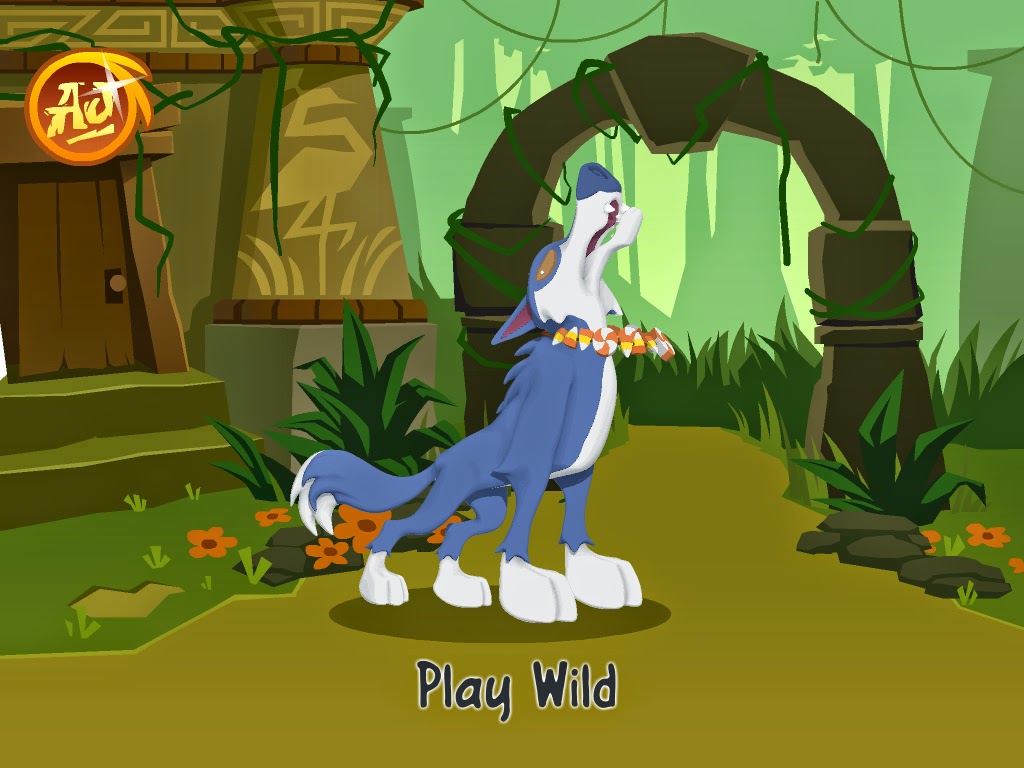 Pixie Girl Animal Jammer Animal Jam History Greely the Wolf Shaman/Alpha