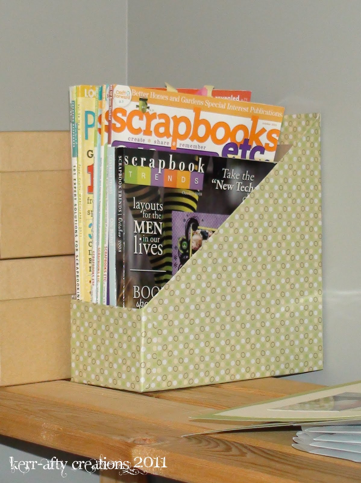 Kerrafty Creations DIY Magazine Holder