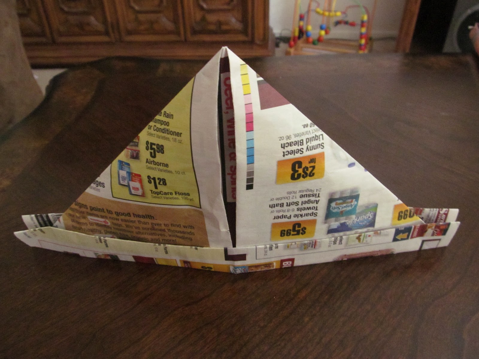 A Crafty Cook 4 in 1 Origami Newspaper Hat