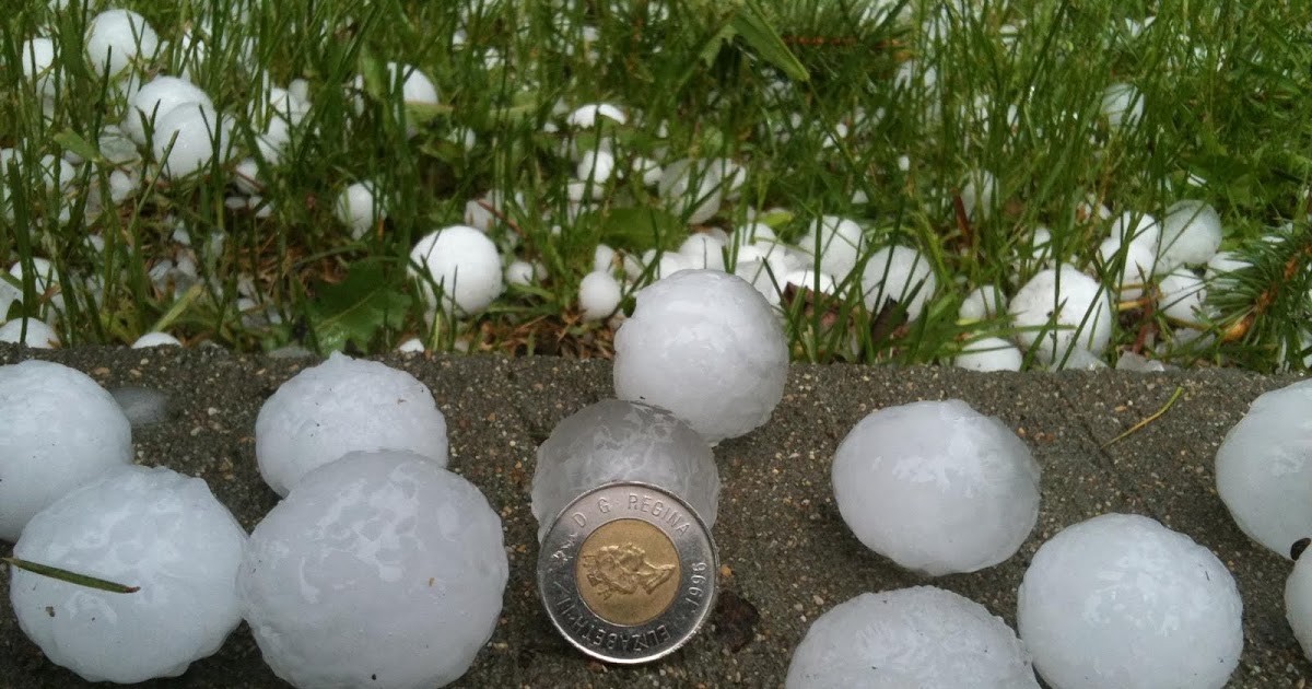 Rob's Blog Severe thunderstorms bring large hail and heavy rain over