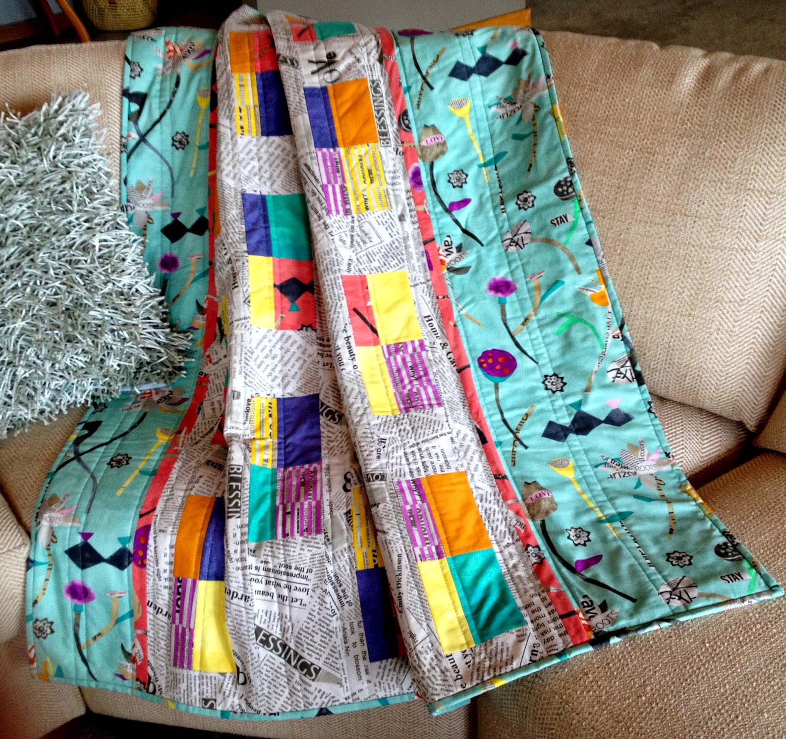 Modern Quilt Relish Quick Channel Quilting