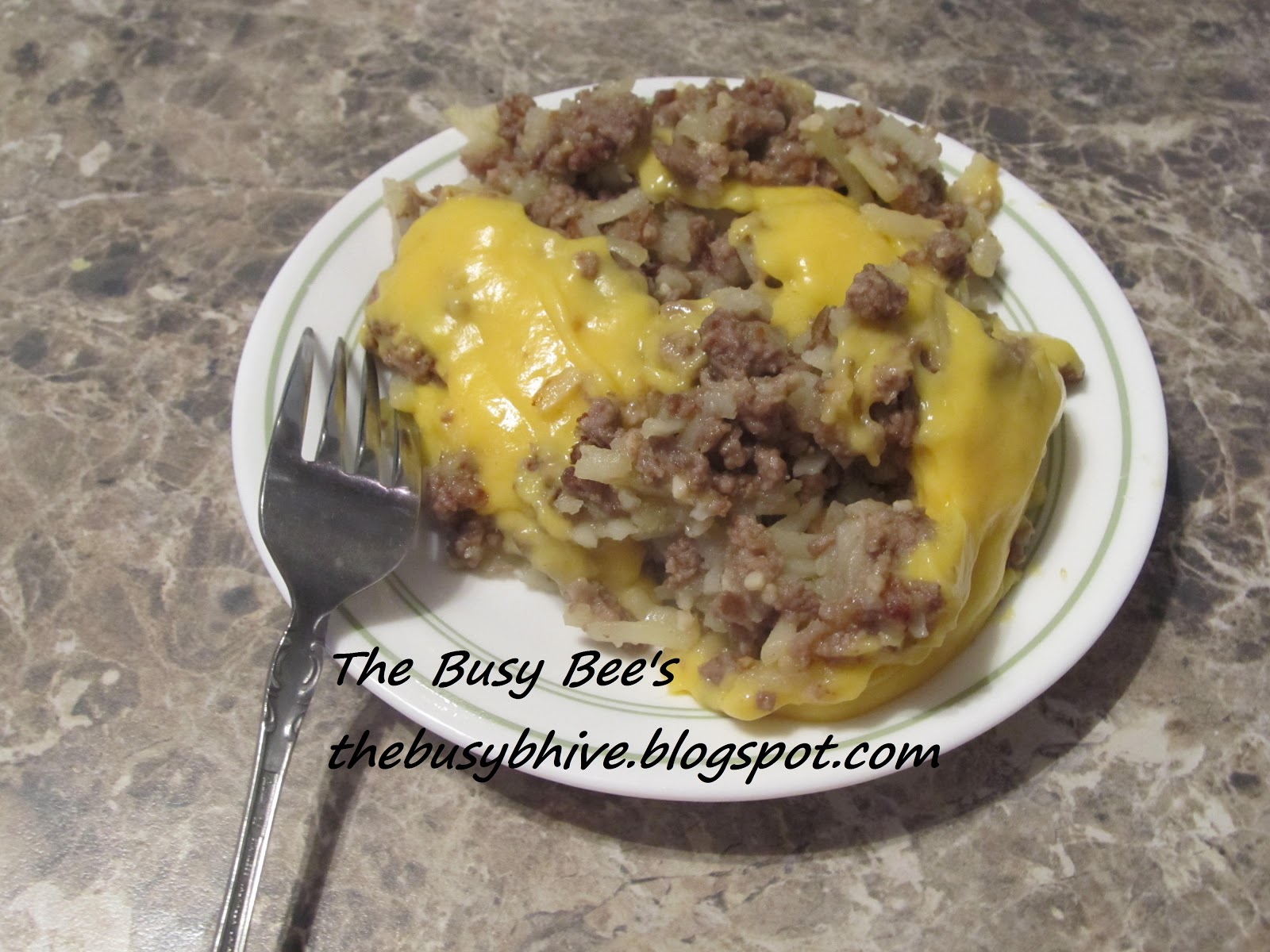 The Busy Bee's Homemade Hamburger Helper Potato Skillet
