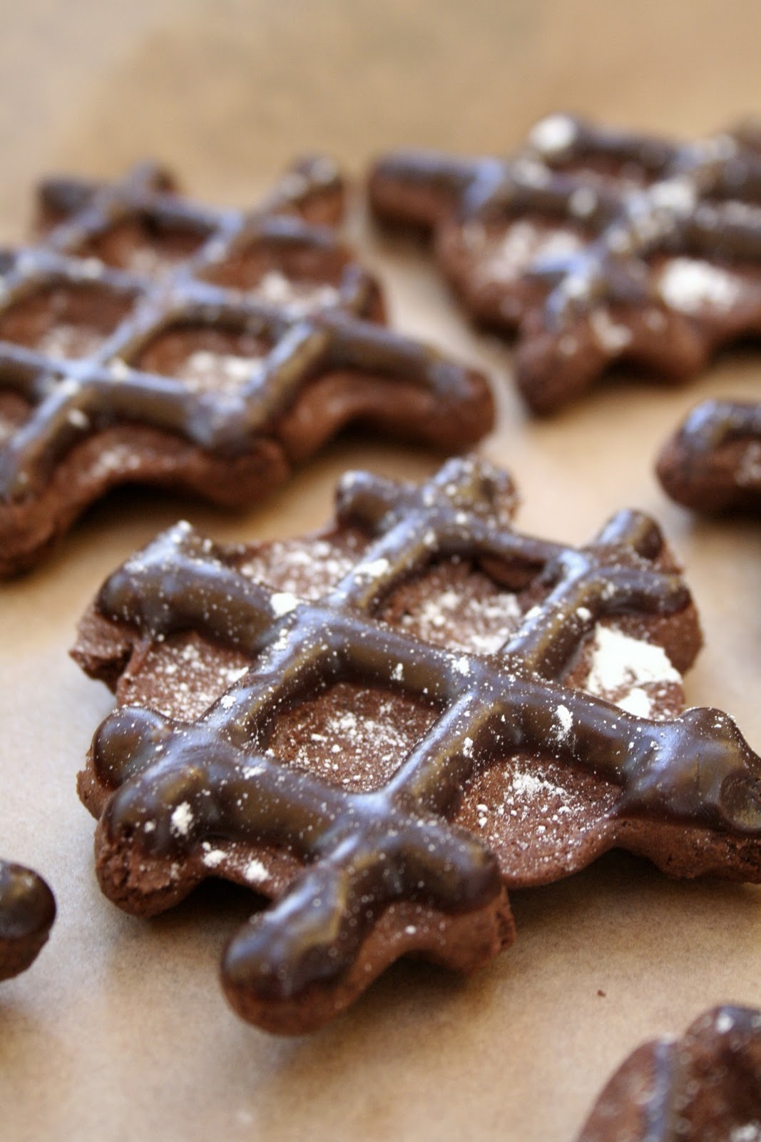 Chocolate waffle cookies Broma Bakery