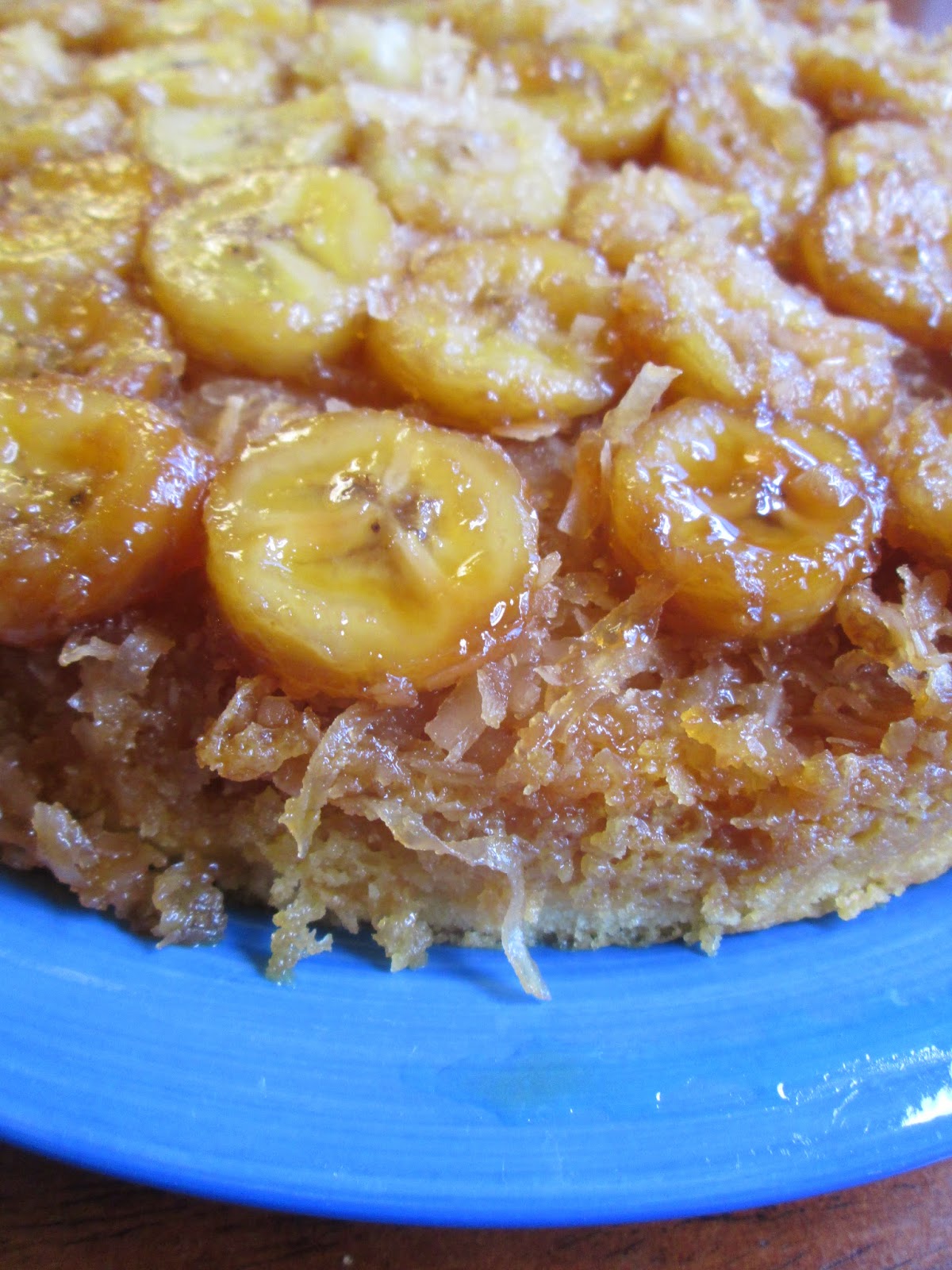 Neighbor Julia Coconut Banana Upside Down Cake