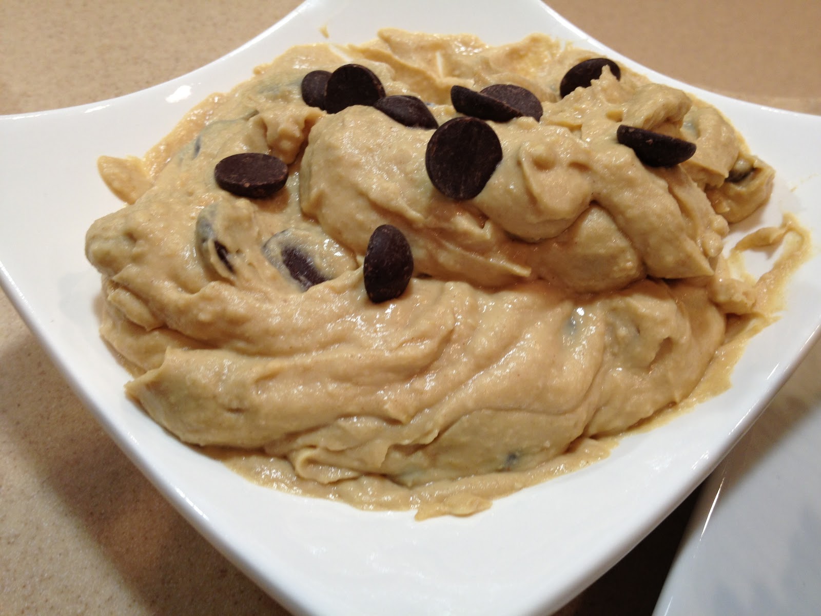 Healthy cookie dough dip