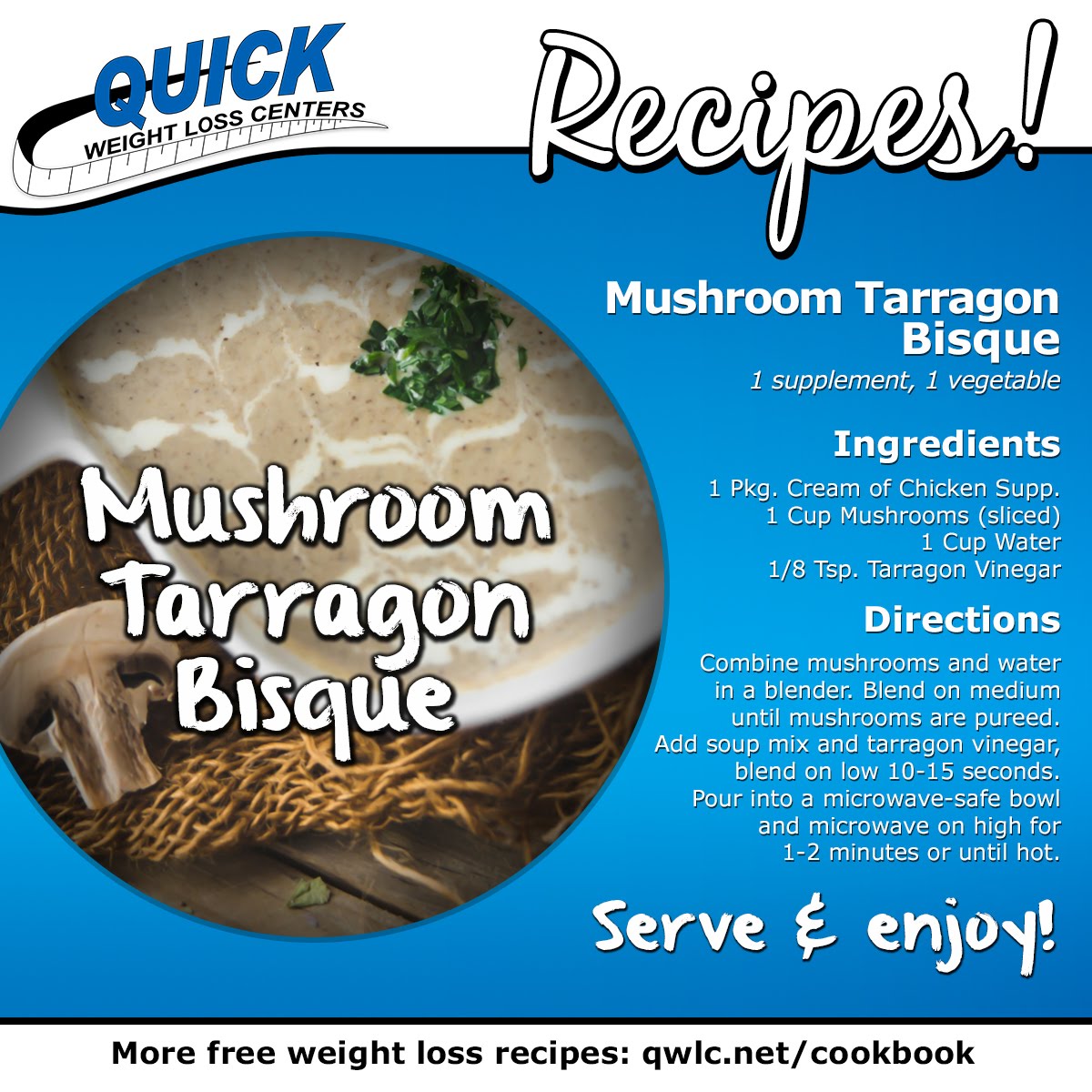 Quick Weight Loss Centers Quick Weight Loss Recipes Mushroom Tarragon