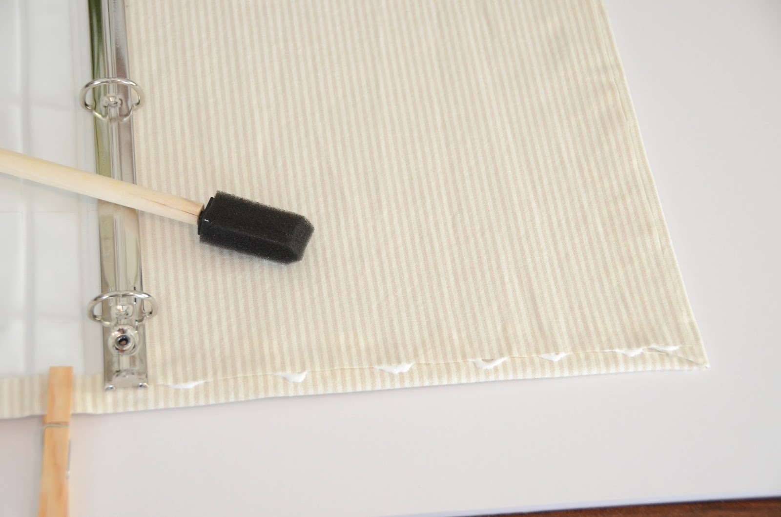IRON & TWINE Fabric Covered Binder Tutorial