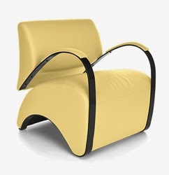 OFM Recoil Lounge Chair in Yellow OFM Recoil Lounge Chair in Yellow