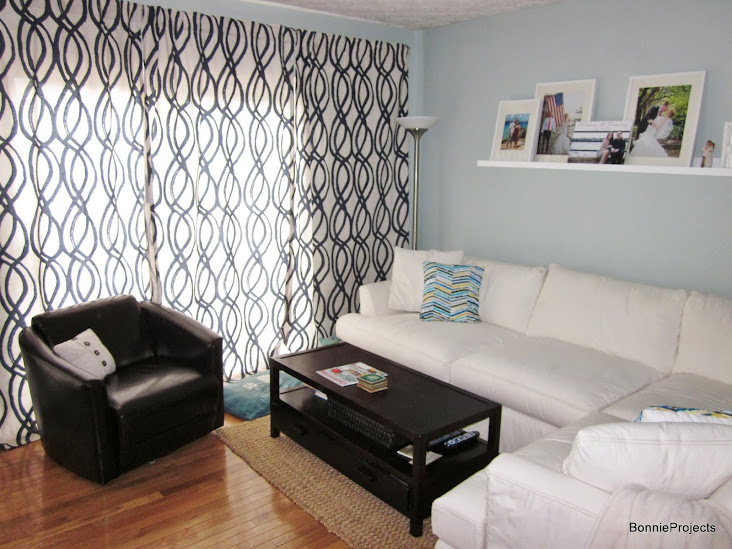 Scribble Drawing Room : Bonnieprojects living room update curtains
