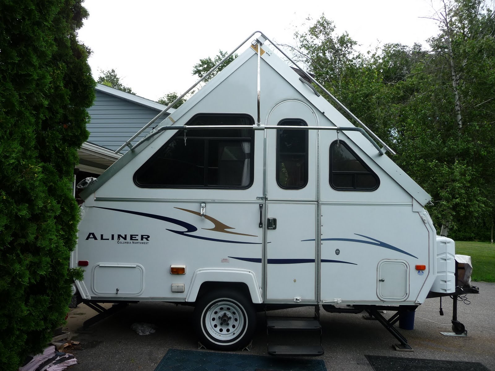 Dave (TheOleGuy) and Nancy's Aliner Awning Over Door