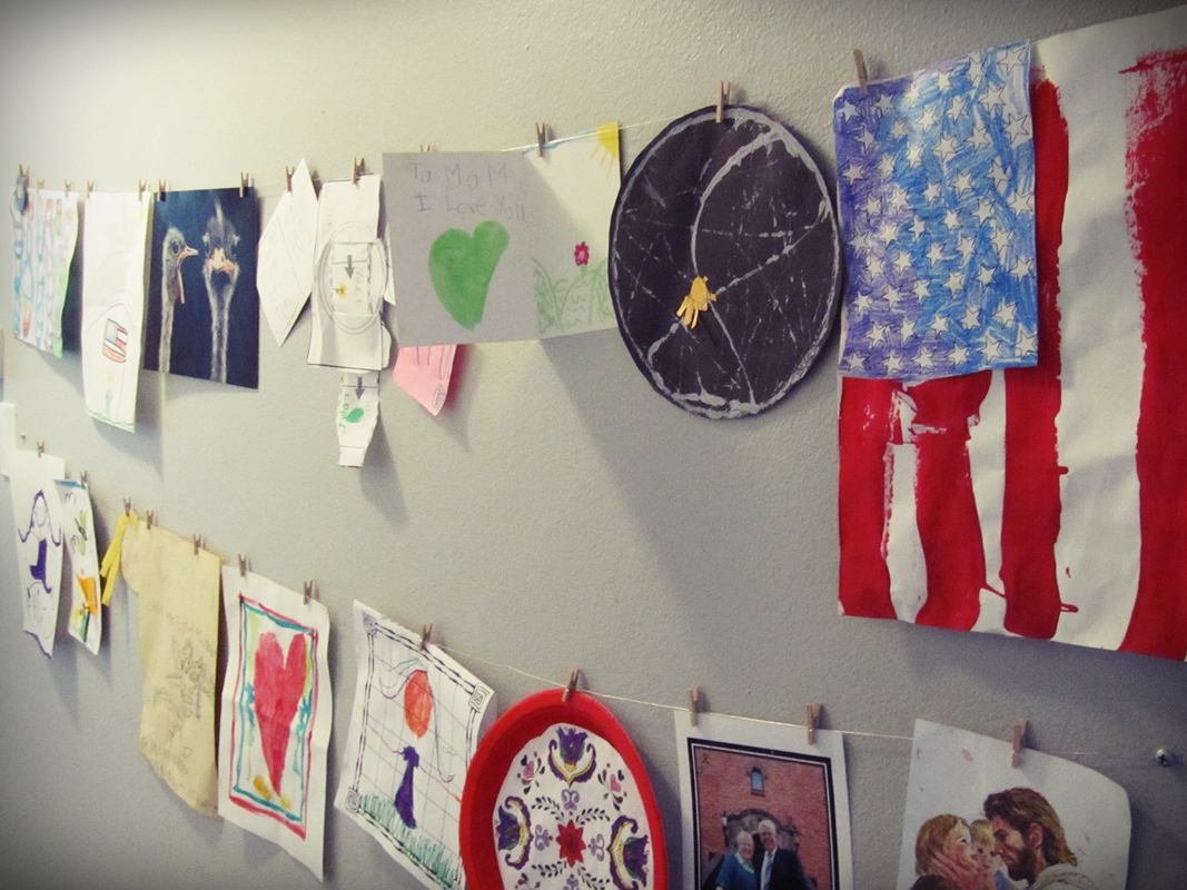 smartgirlstyle kids' art wall