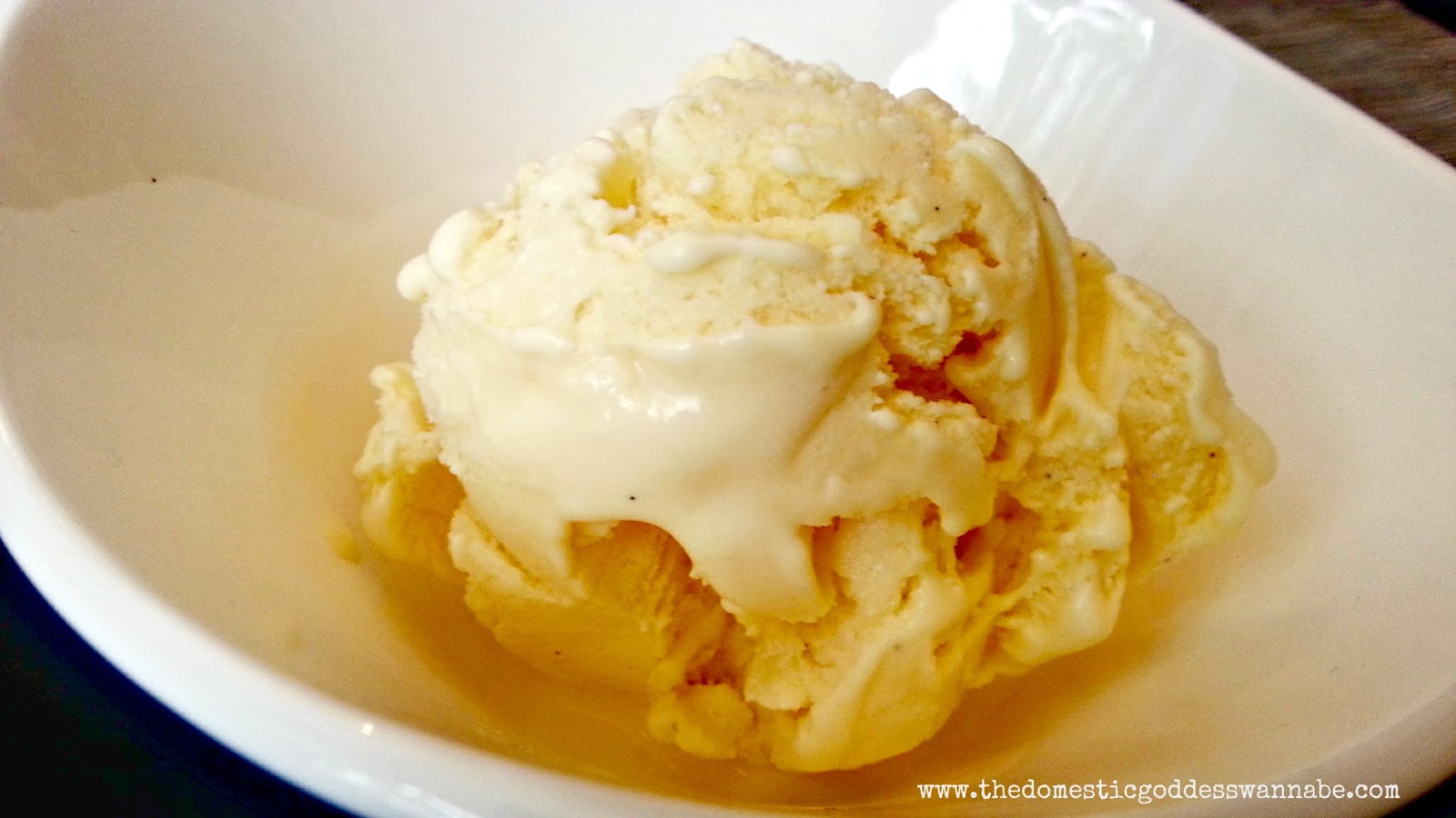 Domestic Goddess Wannabe french style vanilla bean icecream