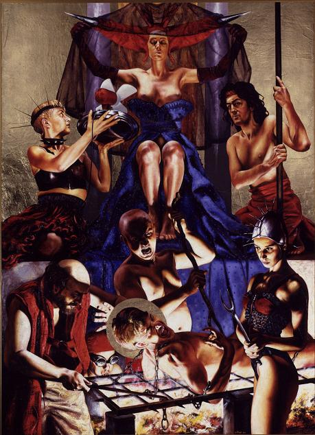 saturno butto pintura erótica sadomasoquismo religiosidade paganismo dominação