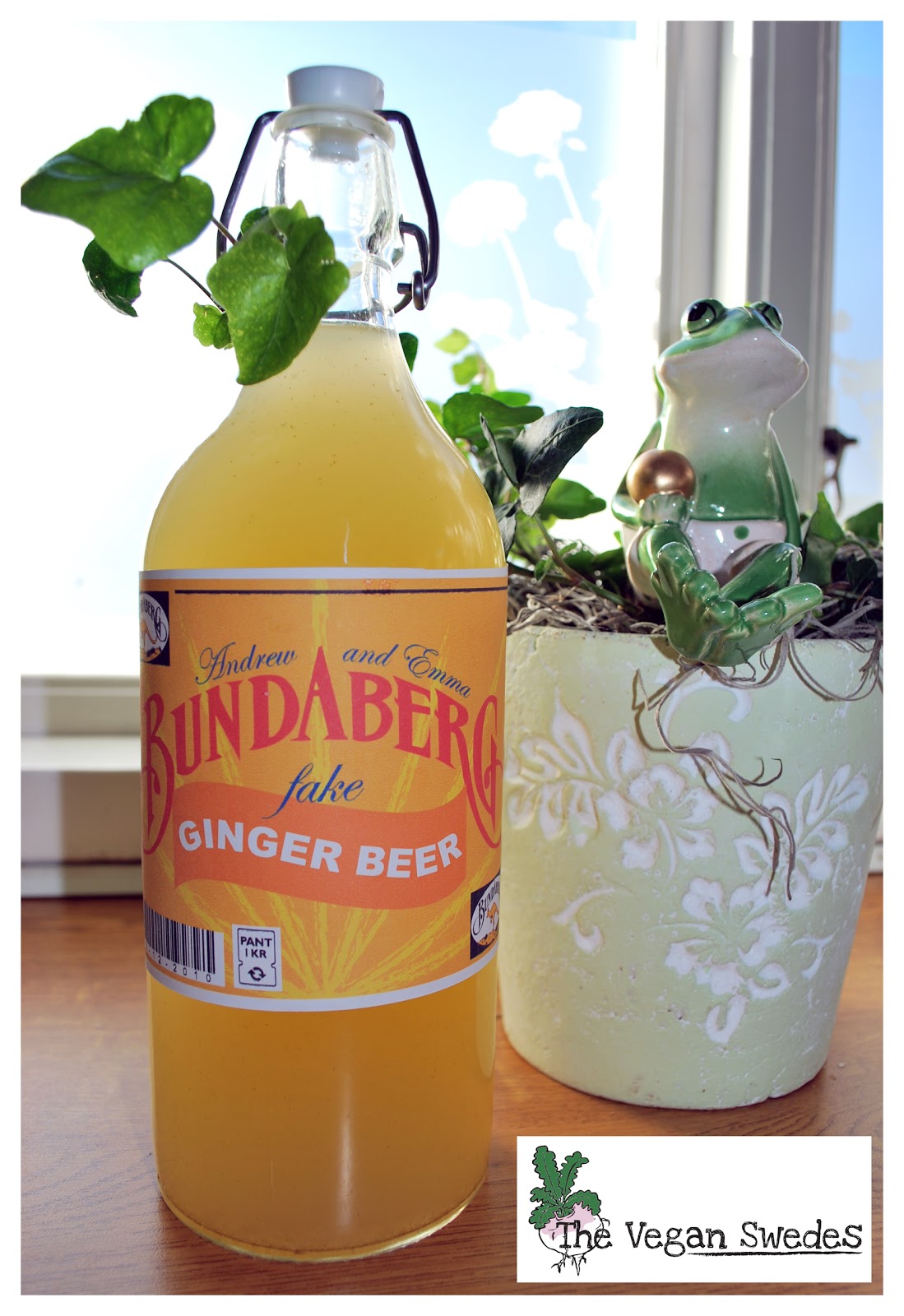 The Vegan Swedes Label For The Ginger Beer