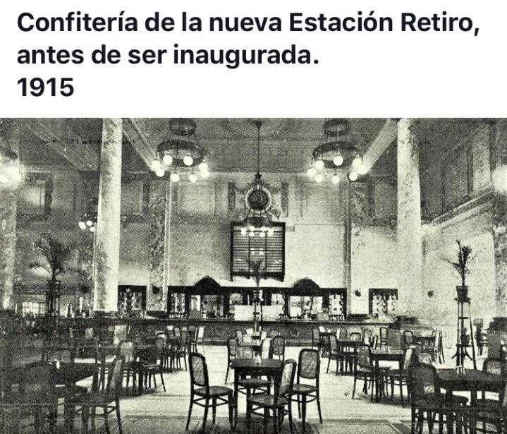 1915 - FFCC CENTRAL ARGENTINO - NUEVA ESTACIÓN RETIRO.