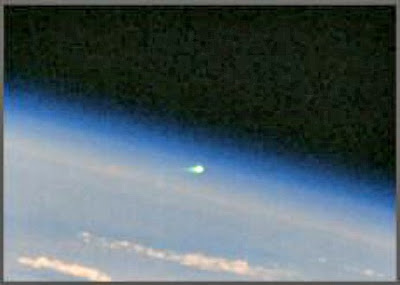 Anomalous Green Fireball Filmed From Space