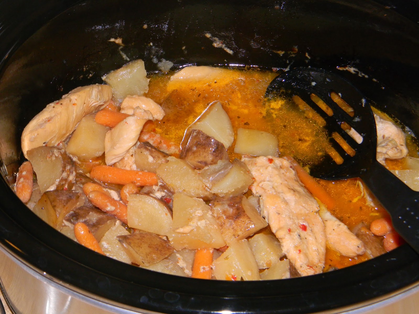 Growing to Four Crock Pot Italian Chicken Freezer Meal