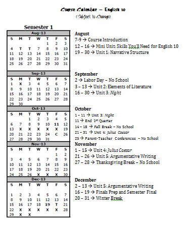 pacing calendar template for teachers