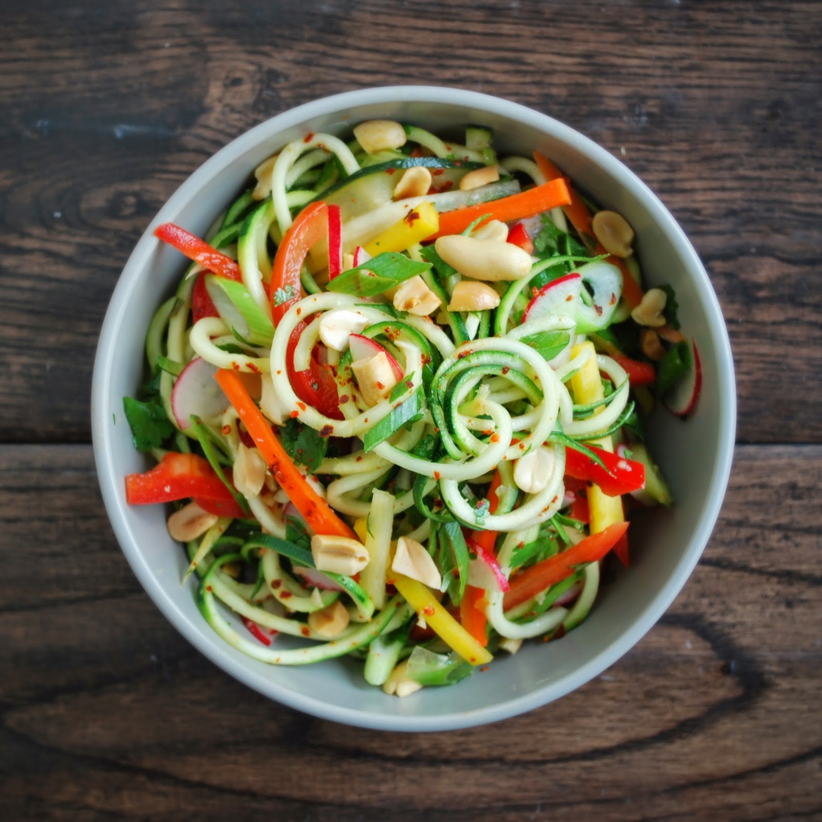 vietnamese zucchini noodle bowl
