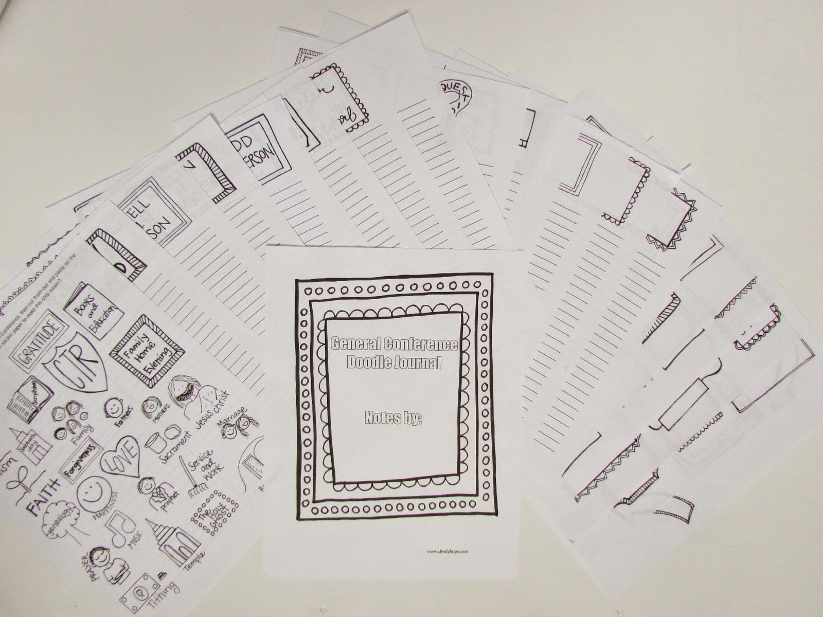 Set Of Human Hand Pattern Drawing Line Illustration