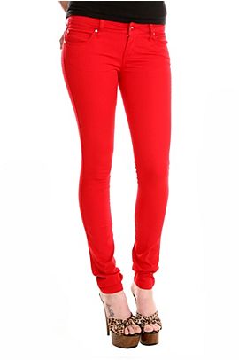 Bright Red Jeans