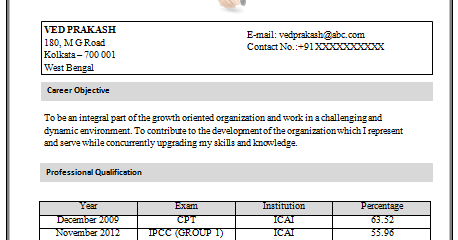 resume format for ca articleship 10000 cv and resume sles with free resume sle for articleship resume format for ca articleship 10000 cv and resume sles with free resume sle for articleship