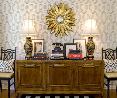 belle maison: Styling 101: Accessorizing Console Tables
