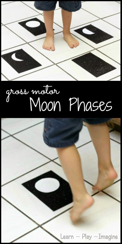 science - learn about the moon through play learn about the moon through gross motor play #science #preschool