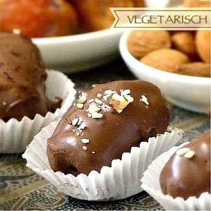 Datteln Mit Mandeln Und Schokolade Balah Bil Loz Wa Schokolalata