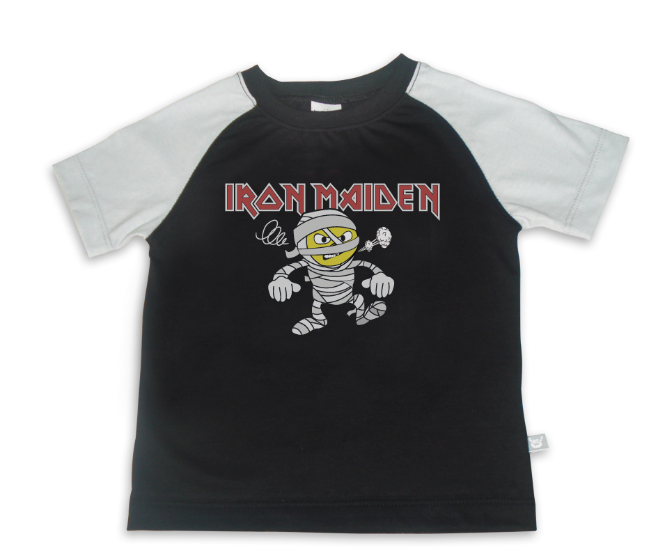 camisa infantil iron maiden