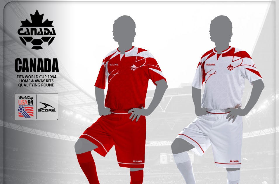 Kire Football Kits Canada kits World Cup 1994 qualifiers