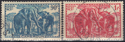 Cameroun - 1939/40 - Elephants
