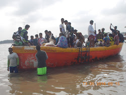 The Ferry Boat between "Arnala Fort and Arnala Fishing Beach Return"