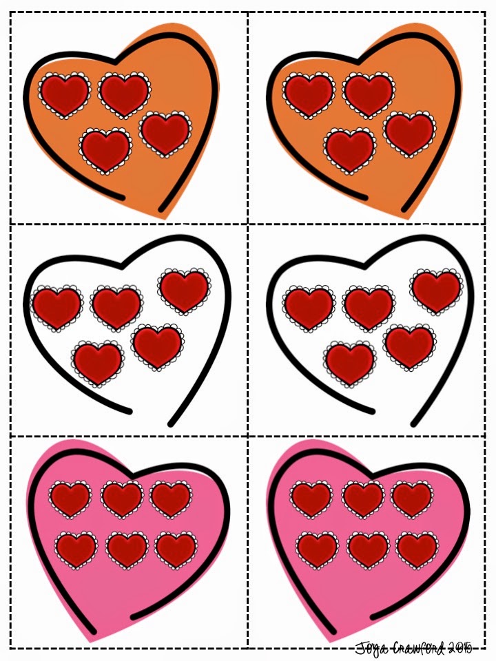 The Best of Teacher Entrepreneurs: Math - Valentines Number Matching (1-10)