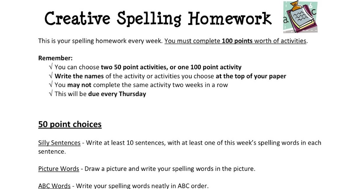 Authentic reading homework activities